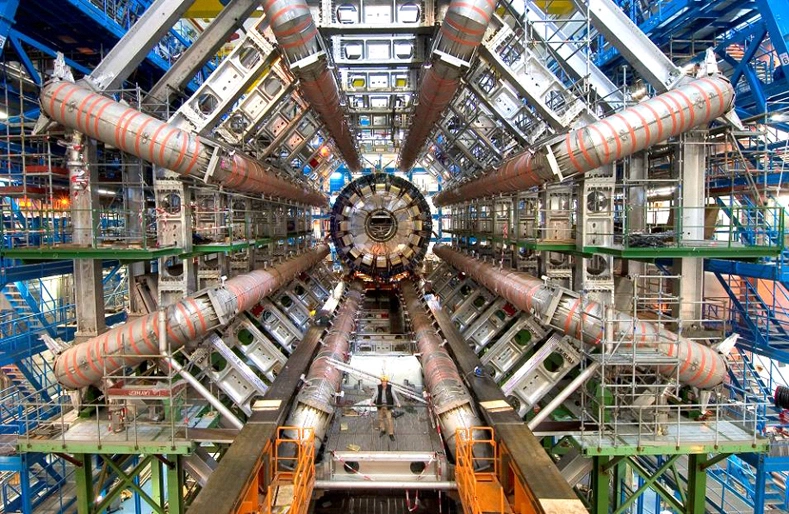 El detector de partículas ATLAS del CERN.
