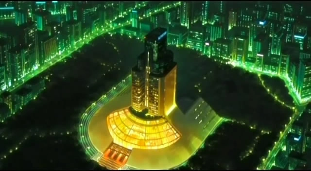 En el futuro la polución lumínica será verde Matrix.
