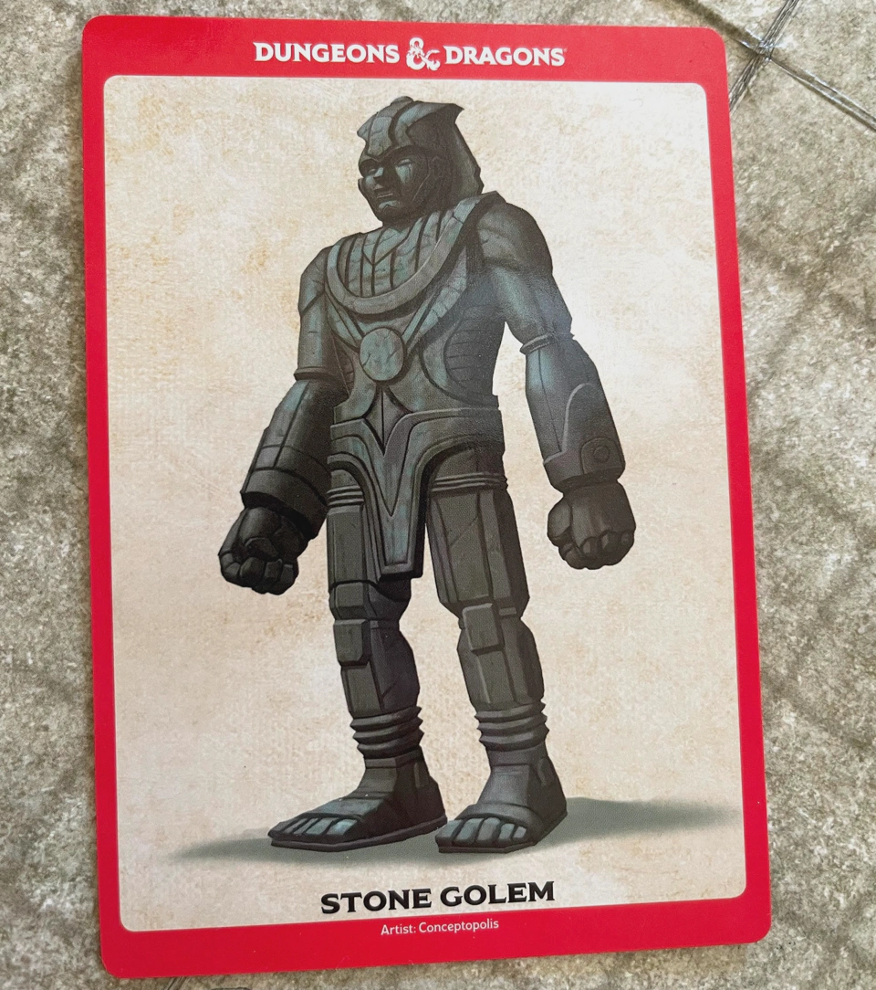 The stone golem.