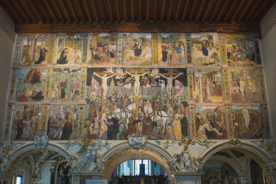 Fresco at the Church di S. Maria delle Grazie.
