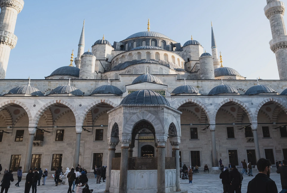 The Blue Mosque.