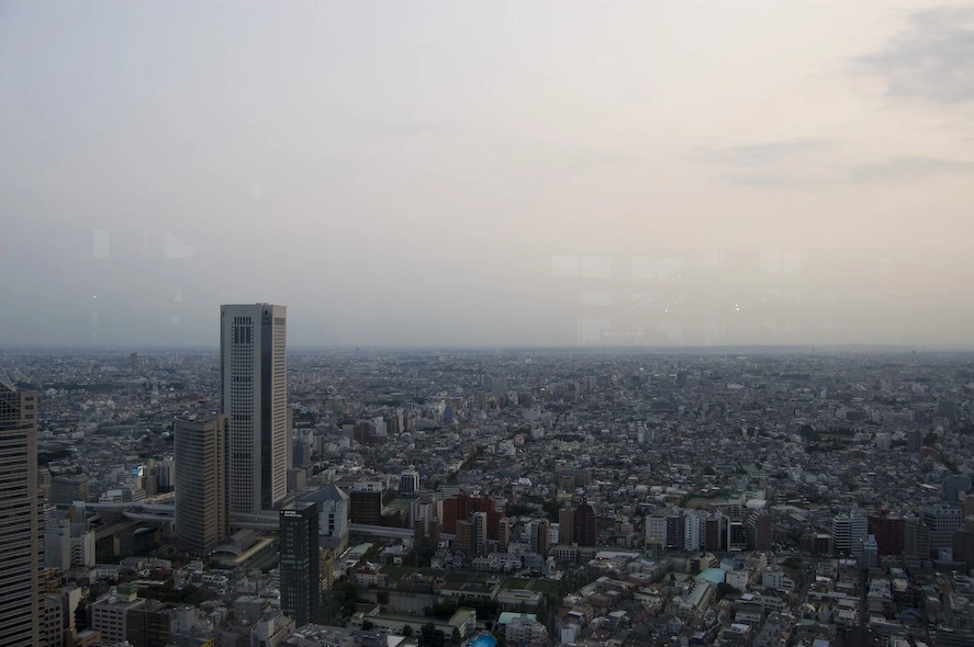 Tokyo vista desde lo alto.